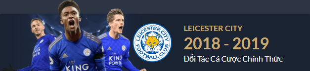 M88 tài trợ LEICESTER CITY 2018 - 2019